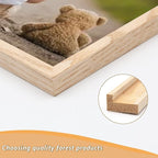 5x7 Picture Frame, OAK Wood Photo Frame - Image 5