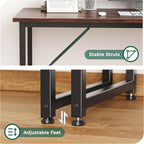 Huuger Computer Desk, 48 Inch Office Desk, Gaming Desk - Image 8