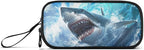 Shark Blue Ocean Wave Pencil Case Box Boys Girls Large Pencil Pouch - Image 8