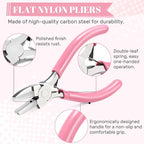 Mudder 2 Pieces Jewelry Making Tool Bail Making Pliers 6 in 1 Jewelry Wire - Image 3