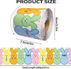 69 Feet Easter Bunny Bulletin Board Border Colorful Rabbit Die Cut Trim Border - Image 2