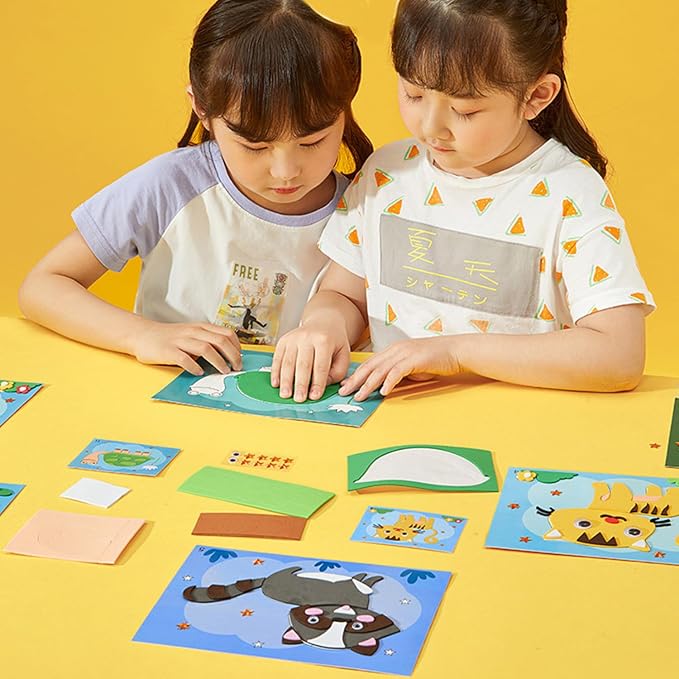 3D EVA Foam Stickers for Toddlers 12PCS Sticky Foam DIY Craft Preschool Art - Image 7