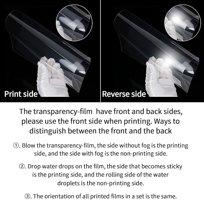 60 Sheets Inkjet Transparency Film 100% Clear Acetate Sheets - Image 5