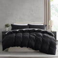 Nestl Black Duvet Cover King Size by Nestl
