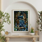Book Flower Diamond Art Kits for Adults, DIY 5D Diamond Painting Kits for - Image 3
