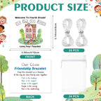 Tondiamo 24 Sets 4th Grade Back to School Gifts Friendship Bracelet Making Kit - Image 2