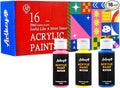 Artkey Acrylic Paint Set, 16 Colors 2 oz/59 ml Acrylic Paint Kit by Artkey