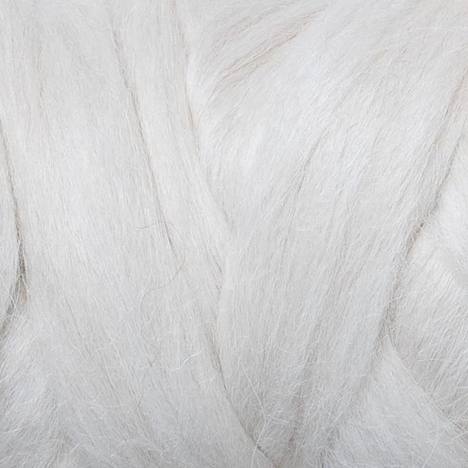 Llama Wool roving, 1 lb. Best for Needle Felting, handcrafts and Spinning. - Image 3