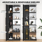 VersionTECH. Glass Display Cabinet - Image 5