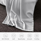 100% Silk Pillow Cases 2 Pack Queen Size Mulberry Silk Pillowcase - Image 4