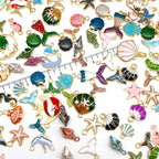 120pc Assorted Enamel Bracelet Charms - Image 2