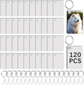 240Pcs Sublimation Keychain Blanks Double Sides 80 MDF Sublimation Keychains by Unknown