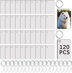 240Pcs Sublimation Keychain Blanks Double Sides 80 MDF Sublimation Keychains by Unknown