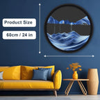 Mtadmai 24" Moving Sand Art, 3D Sand Art Pictures Deep Sea Sandscape Living - Image 2
