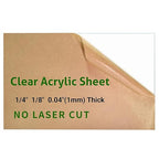 2 Pieces 16” x 20” Clear Acrylic Sheet Plexiglass - Image 2