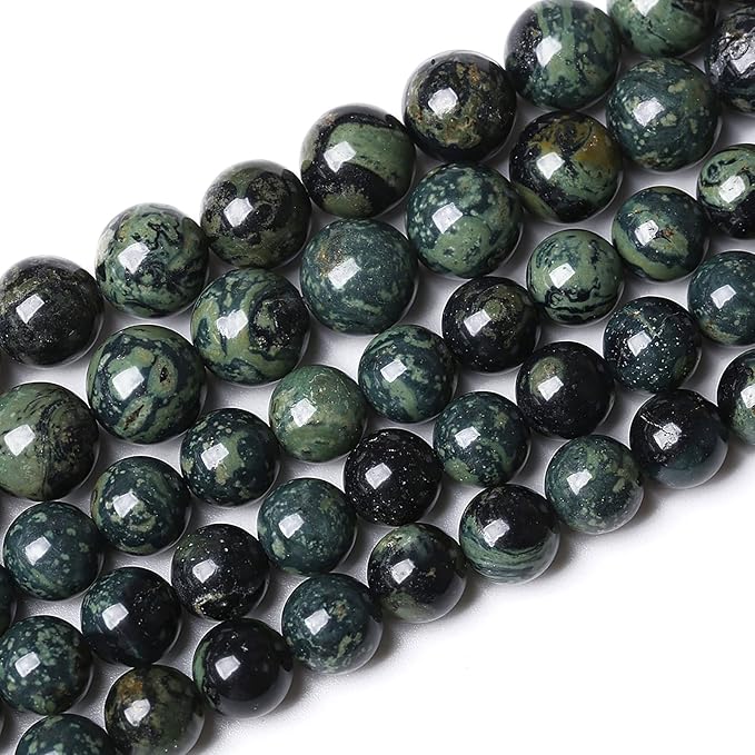6mm 60pcs Natural Kambaba Jasper Beads Round Loose Energy Healing Stone Beads by NaturalStoneBeads