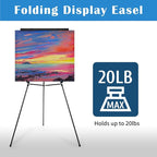 Falling in Art Aluminum Flip Chart Display Easel Stand - Image 5