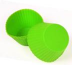 Webake Jumbo Silicone Muffin Cups, 3.5 Inch Nonstick Cupcake Liners 12-Pack | - Image 8