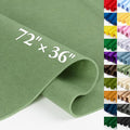 Sage Green Felt Fabric Sheet 72" X 36", 1.4mm Thick Large Soft Durable Flexible by MITINU