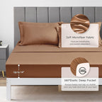 Love's cabin California King Comforter Set Mocha Mousse, 7 Pieces California - Image 6