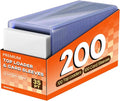 200 Card Sleeves Top Loaders for Cards, Baseball Card Protectors, Trading Card by Zenowick