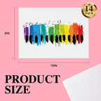 ESRICH Canvases for Painting 8x10In, 14 Pack Blank Canvas Boards Bulk - Image 6