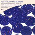 MECCANIXITY 700 Pcs Flat Round Sequins 15mm/0.6 Inch Loose Paillettes Craft - Image 3