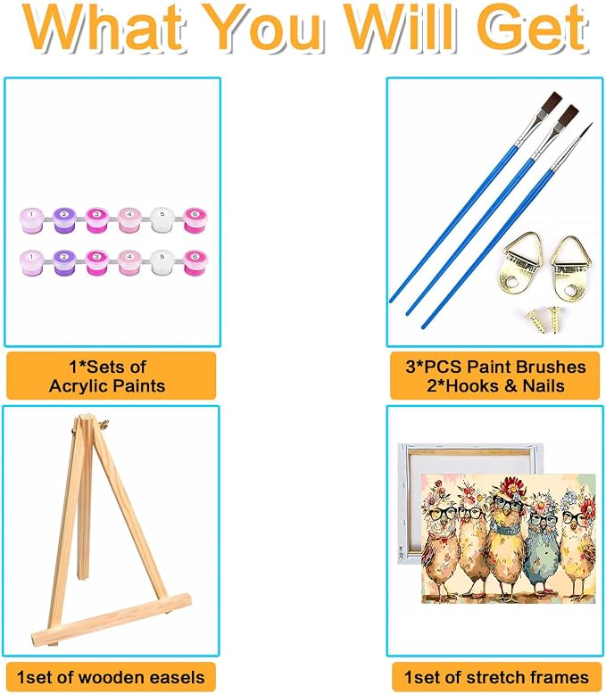 Meothan Framed Paint by Numbers Kits - Image 6