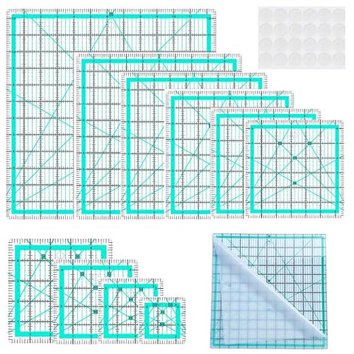 10 Quilting Rulers | Square Rulers, Quilting Squares, Square Quilting Rulers by BUZHIFF