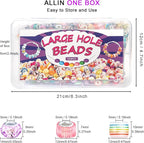 500 Pcs European Large Hole Beads - Image 3