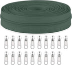 Sawoake #3 Nylon Coil Zippers by The Yard Bulk 10 Yards by Zipper