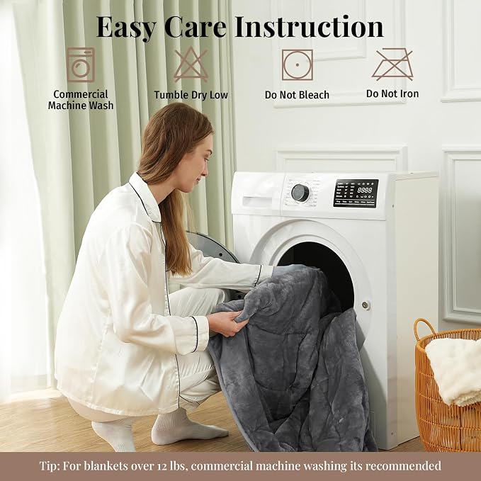 Topblan Sherpa Fleece Weighted Blanket - Image 7