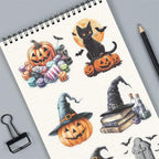 50 Pieces Halloween Themed Transparent Stickers - Image 5