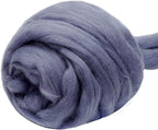 3.53oz Wool Roving, Fiber Roving Wool Top, Pure Wools, Chunky Yarn, Spinning by Jupean