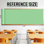 Inkspire Sage Green Bulletin Board Paper Roll, 14.8FTx18.5IN Large Reusable - Image 2