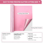 HTVRONT Glitter HTV, Easy-Weed for Craft Design - Image 7