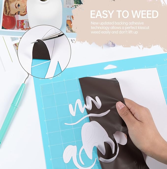HTVRONT Puff Vinyl Heat Transfer, Cream Puff HTV, Iron on Vinyl - Image 5