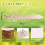 Le Shang 12 PCS Unfinished Wood Crafts, Spring Crafts - Image 3