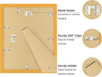 8x10 Picture Frame with Real Glass, Wooden cute 8 x 10 Photo Frame with Wavy Mat - Image 4