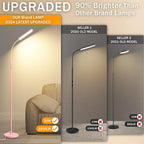 marctronic Pink LED Floor Lamp, 18W 1800LM Bright Floor Lamp - Image 2