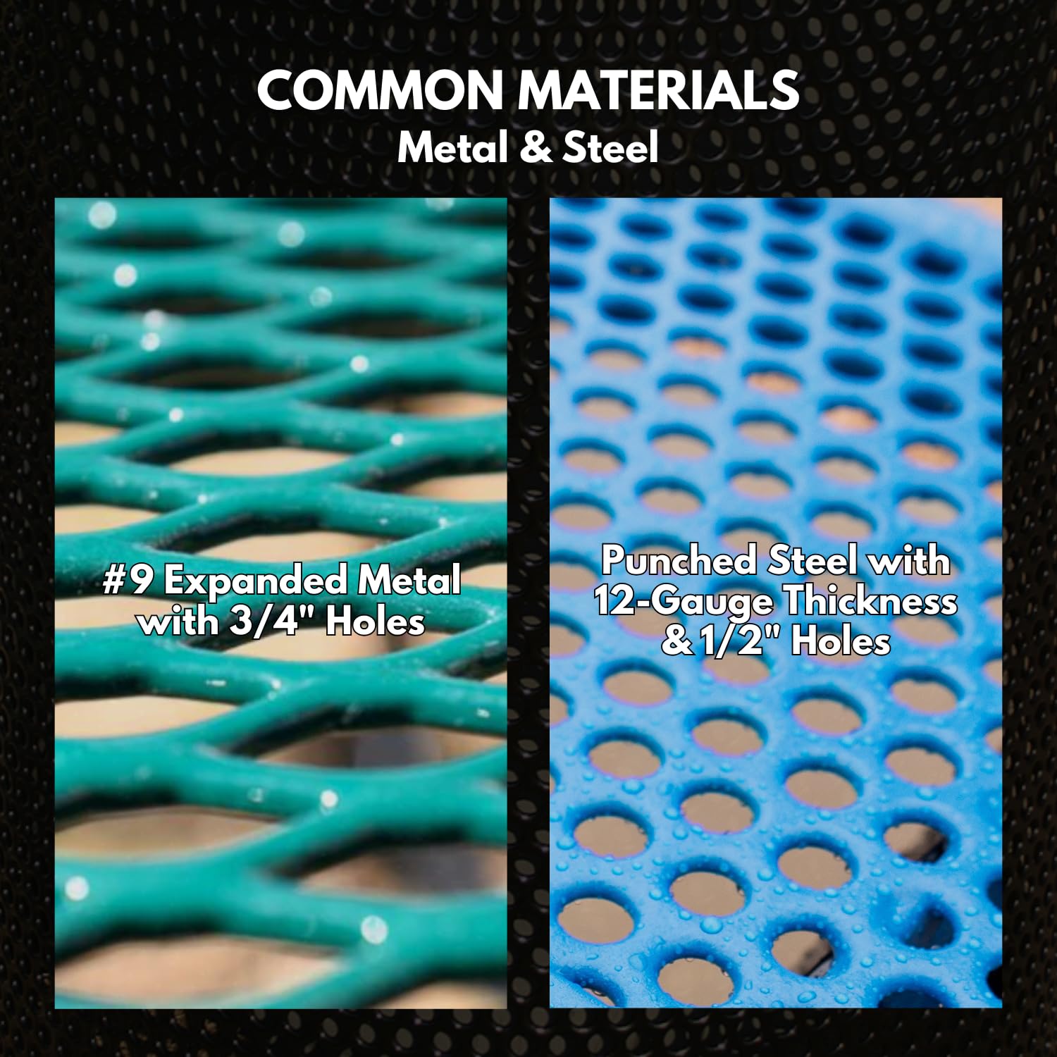 COATEDOUTDOORFURNITURE RDT-LBL Heavy Duty 32 Gallon Round Trash Receptacle, Liner Included, Light Blue with Black Dome, Made in America