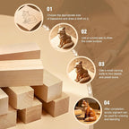 25 PCS Basswood Carving Blocks, 4 Sizes Wood Carving kit, Soft Texture Solid - Image 5