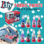 IDIY Glitter Fabric Paint Set - Image 2