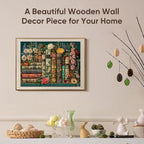 BODHIPNJOY Wooden Puzzles for Adults, Books Jigsaw Puzzles, Wildflowers Book - Image 6