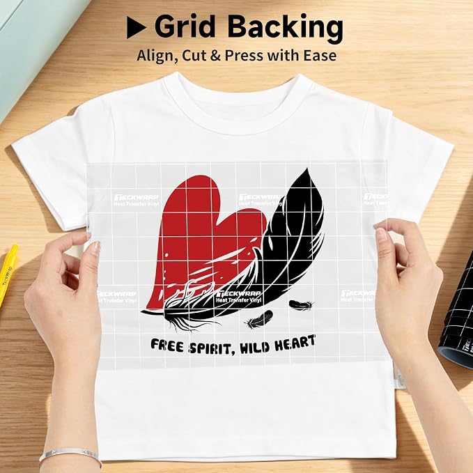 TECKWRAP Heat Transfer Vinyl for T-Shirts, 50+ Washes, REACH Certified & Dryer - Image 3