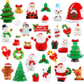 DIYDEC 32Pcs Christmas Miniature Figurines, Mini Resin Figurines to Hide Small by DIYDEC