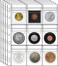 MUQING 180 Pockets Plastic Coin Collecting Sleeves Pages, 20 Sheets Collection by MUQING