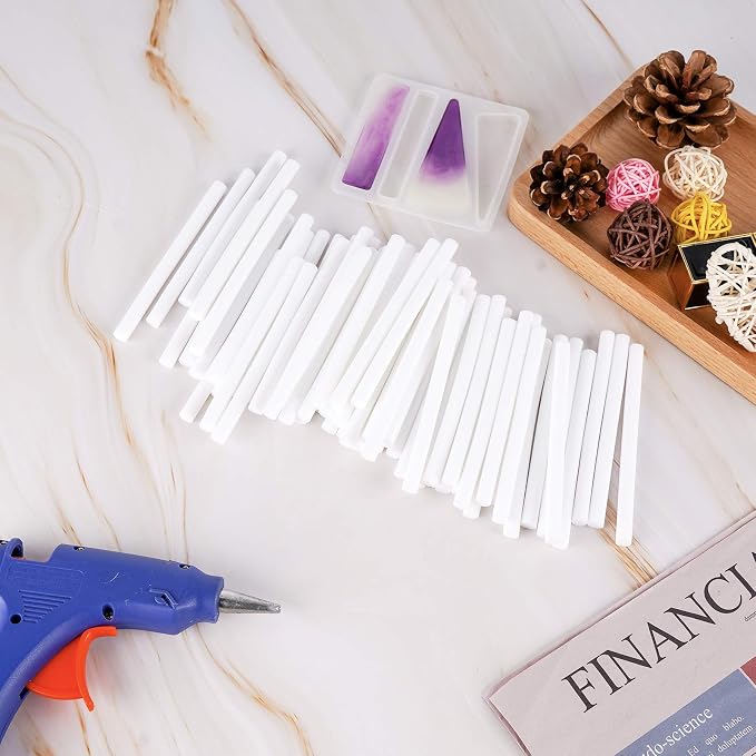 ENPOINT White Hot Glue Sticks Mini, Home General Repair, Holiday Gift Crafts - Image 7