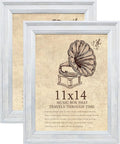 11x14 Picture Frame with Real Glass set of 2-Vintage Frames by TKYGU
