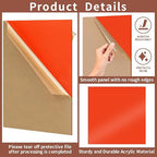 1/8 Thick 8 x 8 inch Acrylic Sheets - Image 4